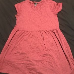 T-shirt dress with fitted waist